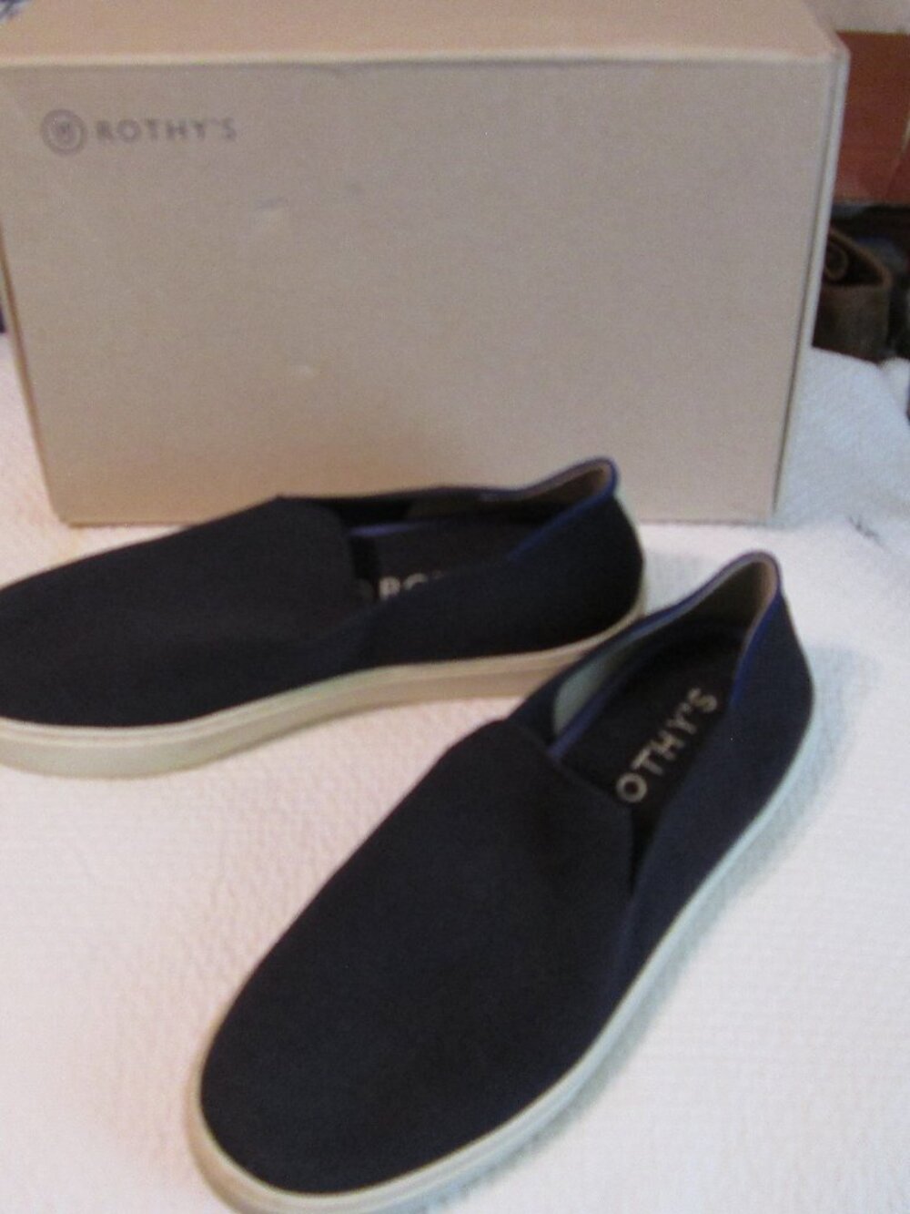 Rothy's Women's Navy Original Slip-on Sneaker Size 6.5